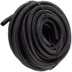 100 Feet 1/8" 3mm Split Wire Loom Conduit Polyethylene Tubing Black Color Sleeve Tube 100 Feet 1/8" 3mm Split Wire Loom Conduit Polyethylene Tubing Black Color Sleeve Tube