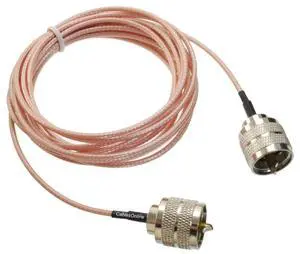 CablesOnline, 10ft UHF PL259 Male to UHF PL259 Male RG316 50-Ohm Low Loss Coaxial Cable, UC110 CablesOnline, 10ft UHF PL259 Male to UHF PL259 Male RG316 50-Ohm Low Loss Coaxial Cable, UC110