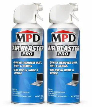 Air Blaster Pro Compressed Air Duster for Electronics & Computers High-Pressure Canned Air Cleaner for Keyboards, PCs, Cameras & Office Equipment (2-Pack) Air Blaster Pro Compressed Air Duster for Electronics & Computers High-Pressure Canned Air Cleaner for Keyboards, PCs, Cameras & Office Equipment (2-Pack)