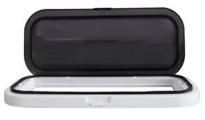 RWSG3W Universal Marine/Boat Stereo Receiver Splash Guard White | Waterproof Housing Case, UV-Resistant ABS, Fits 1.0 DIN, Spring-Loaded Flip Door, Stainless Steel Hardware, Rubber Seal RWSG3W Universal Marine/Boat Stereo Receiver Splash Guard White | Waterproof Housing Case, UV-Resistant ABS, Fits 1.0 DIN, Spring-Loaded Flip Door, Stainless Steel Hardware, Rubber Seal