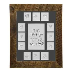 School Years Reclaimed Wood Picture Frame with Mat - 11x14 Wooden Framed Photo Collage Mat Kindergarten to 12th Grade High School Graduation (13 Photos, K-12th, Grey Mat) School Years Reclaimed Wood Picture Frame with Mat - 11x14 Wooden Framed Photo Collage Mat Kindergarten to 12th Grade High School Graduation (13 Photos, K-12th, Grey Mat)