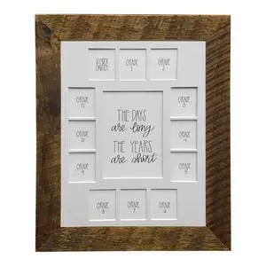 School Years Reclaimed Wood Picture Frame with Mat - 11x14 Wooden Framed Photo Collage Mat Kindergarten to 12th Grade High School Graduation (13 Photos, K-12th, White Mat) School Years Reclaimed Wood Picture Frame with Mat - 11x14 Wooden Framed Photo Collage Mat Kindergarten to 12th Grade High School Graduation (13 Photos, K-12th, White Mat)
