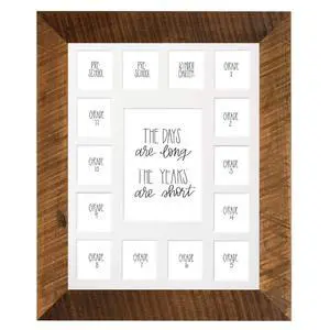 School Years Reclaimed Wood Picture Frame with Mat - 11x14 Wooden Framed Photo Collage Mat Pre-School & Kindergarten to 12th Grade Graduation (15 Photos, 2PreK-12th, White Mat) School Years Reclaimed Wood Picture Frame with Mat - 11x14 Wooden Framed Photo Collage Mat Pre-School & Kindergarten to 12th Grade Graduation (15 Photos, 2PreK-12th, White Mat)