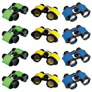 12 Plastic Kids Binoculars, Asst Colors, Party Favors, Pretend Play | Assorted Colors 12 Plastic Kids Binoculars, Asst Colors, Party Favors, Pretend Play | Assorted Colors