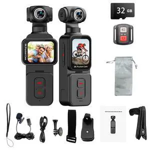 5K Handheld Vlogging Camera,Portable Pocket vlogging Camera with Image stabilization,270° auto-Rotating Wide-Angle,Rotating Touchscreen WiFi face Recognition,for Travel,YouTube,and vlogging (32gb) 5K Handheld Vlogging Camera,Portable Pocket vlogging Camera with Image stabilization,270° auto-Rotating Wide-Angle,Rotating Touchscreen WiFi face Recognition,for Travel,YouTube,and vlogging (32gb)