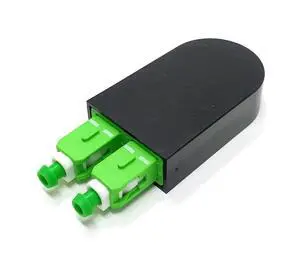 SC Fiber Optic APC Singlemode 9/125 Loopback Adapter Tester Cable SC Fiber Optic APC Singlemode 9/125 Loopback Adapter Tester Cable