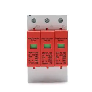 Arrester Device SPD 3P DC 500V 800V 1000V 20~40KA Surge Protective Device House Photovoltaic PV Solar System Arrester Surge Lightning Protector (Size: DC 500V) Arrester Device SPD 3P DC 500V 800V 1000V 20~40KA Surge Protective Device House Photovoltaic PV Solar System Arrester Surge Lightning Protector (Size: DC 500V)