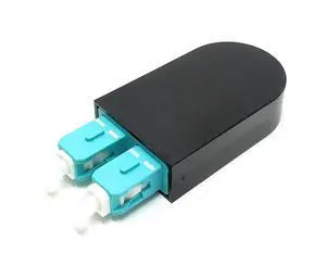 SC Fiber Optic 40Gb OM4 Multimode 50/125 Loopback Adapter Tester Cable - Aqua SC Fiber Optic 40Gb OM4 Multimode 50/125 Loopback Adapter Tester Cable - Aqua