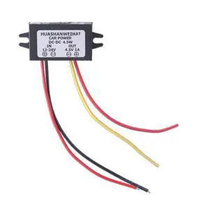 12V-24V to 4.5V 1A Step Down Power Supply Module Power Converter Module Synchronous for 4.5V LED Lights Remote Control 12V-24V to 4.5V 1A Step Down Power Supply Module Power Converter Module Synchronous for 4.5V LED Lights Remote Control