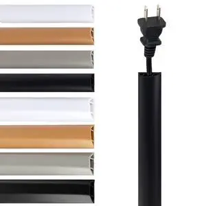 TV Cord Hider Cable Protector - Strong Self Adhesive Wall Cord Cover Cable Hider - Low Profile Cable Management Wall Cord Concealer Cable Raceway TV Cord Hider Cable Protector - Strong Self Adhesive Wall Cord Cover Cable Hider - Low Profile Cable Management Wall Cord Concealer Cable Raceway