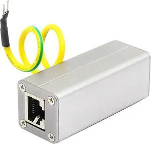Outdoor Ethernet POE+ / RJ-45 Surge Protector (Shielded) for Thunder & Lightning Protection (Gigabyte) Outdoor Ethernet POE+ / RJ-45 Surge Protector (Shielded) for Thunder & Lightning Protection (Gigabyte)