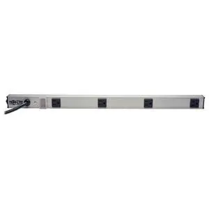 4 Wide-Spaced Outlet Bench & Cabinet Power Strip, 24 in. Length, 6ft Cord with 5-15P Plug (PS240406) 4 Wide-Spaced Outlet Bench & Cabinet Power Strip, 24 in. Length, 6ft Cord with 5-15P Plug (PS240406)