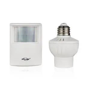 Home SK-9 Wireless Motion Sensor Activated Indoor Screw-in Dimmable Light Socket Home Control Dimmer Kit for Wireless Home Automation Lighting Home SK-9 Wireless Motion Sensor Activated Indoor Screw-in Dimmable Light Socket Home Control Dimmer Kit for Wireless Home Automation Lighting