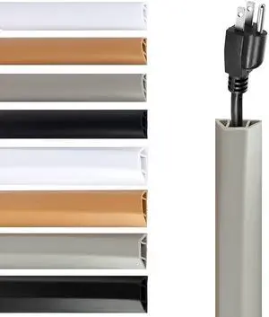 TV Cord Hider Cable Protector - Strong Self Adhesive Wall Cord Cover Cable Hider - Low Profile Cable Management Wall Cord Concealer Cable Raceway TV Cord Hider Cable Protector - Strong Self Adhesive Wall Cord Cover Cable Hider - Low Profile Cable Management Wall Cord Concealer Cable Raceway