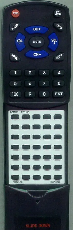 Replacement Remote Control for PANASONIC CT27G7SDF, CT13R37S, CT13R17B, CT2017F, CT27G7D Replacement Remote Control for PANASONIC CT27G7SDF, CT13R37S, CT13R17B, CT2017F, CT27G7D