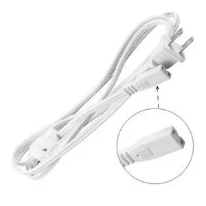 SP-PCSW Accessory - 72" 2-Wire Power Cord and Plug with Switch, White Finish SP-PCSW Accessory - 72" 2-Wire Power Cord and Plug with Switch, White Finish