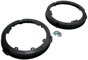 Fits 2015-2018 Ford F-150 Rear 6.5" Speaker Adapter Kit | Truck stereo upgrade mounting plates, factory install, 6.5 inch spacer brackets, coaxial or component ready, bolt-in pair Fits 2015-2018 Ford F-150 Rear 6.5" Speaker Adapter Kit | Truck stereo upgrade mounting plates, factory install, 6.5 inch spacer brackets, coaxial or component ready, bolt-in pair