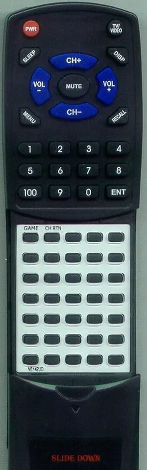 Replacement Remote Control for DURABRAND DWT1304, NE142UD, DWT2405, DCT1304R, DWT1304A Replacement Remote Control for DURABRAND DWT1304, NE142UD, DWT2405, DCT1304R, DWT1304A