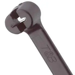 Cable Tie, 8-1/2 in L, 2 in Max Bundle Dia., Black, Nylon 6/6, 120 lb Strength, 50 PK - 1 Each Cable Tie, 8-1/2 in L, 2 in Max Bundle Dia., Black, Nylon 6/6, 120 lb Strength, 50 PK - 1 Each