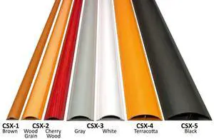 Cable Shield Floor Cord Cover CSX-1.5 PVC Wire Protector 58 Inch - Brown Cable Shield Floor Cord Cover CSX-1.5 PVC Wire Protector 58 Inch - Brown