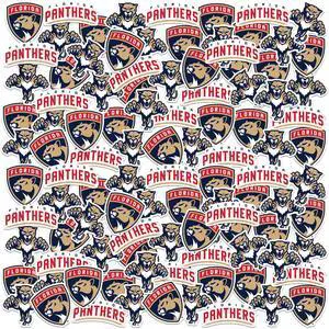 NHL Florida Panthers Logo 100 Vinyl Stickers Waterproof Die-Cut Decals Car NHL Florida Panthers Logo 100 Vinyl Stickers Waterproof Die-Cut Decals Car