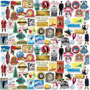 The Polar Express Classic Holiday 100 Vinyl Stickers Waterproof Die-Cut Car The Polar Express Classic Holiday 100 Vinyl Stickers Waterproof Die-Cut Car