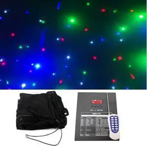 LED Stage Backdrop w/Remote 10x6.5FT LED Star Light Curtain Backdrops Galaxy Starry Background Props Photography Night Sky Stars Cloth for Wedding Birthday Party Curtain Stage Drape Club Decor LED Stage Backdrop w/Remote 10x6.5FT LED Star Light Curtain Backdrops Galaxy Starry Background Props Photography Night Sky Stars Cloth for Wedding Birthday Party Curtain Stage Drape Club Decor