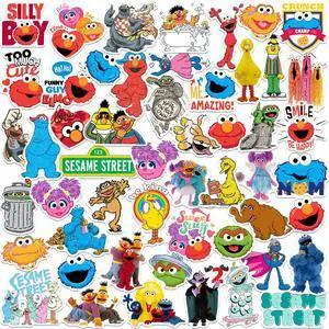 Sesame Street Set 3 50 Vinyl Stickers Waterproof Die-Cut Decals Laptop Car Sesame Street Set 3 50 Vinyl Stickers Waterproof Die-Cut Decals Laptop Car
