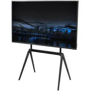Steel Easel 65 to 86 inch LED LCD Screen Modern Studio TV Display Stand, Adjustable TV Mount with 4 Legs, Max VESA 600x400mm, Black, STAND-TV86B Steel Easel 65 to 86 inch LED LCD Screen Modern Studio TV Display Stand, Adjustable TV Mount with 4 Legs, Max VESA 600x400mm, Black, STAND-TV86B