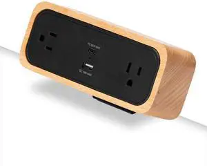 DuoMount Desk Clamp Power Strip USB-C & USB-A Charging Desk Power Strips with 10ft Cord, Edge Mount Hub for Home Office and Gaming Accessories (Black, Beech Wood) DuoMount Desk Clamp Power Strip USB-C & USB-A Charging Desk Power Strips with 10ft Cord, Edge Mount Hub for Home Office and Gaming Accessories (Black, Beech Wood)