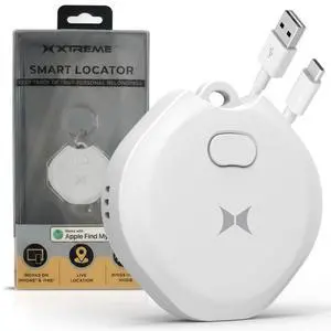 Rechargeable Air Tracker, Key Finder Tag Compatible with Apple Find My App for iOS iPhones, GPS Live Location Tracker, USB-C Charging, 100dB Alert, Keychain Attachment, Air Locator Tracer Rechargeable Air Tracker, Key Finder Tag Compatible with Apple Find My App for iOS iPhones, GPS Live Location Tracker, USB-C Charging, 100dB Alert, Keychain Attachment, Air Locator Tracer