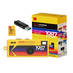 Charmera Key Chain Digital Camera (Blind Box) Bundle | 64GB Memory Card, (3 items) Charmera Key Chain Digital Camera (Blind Box) Bundle | 64GB Memory Card, (3 items)