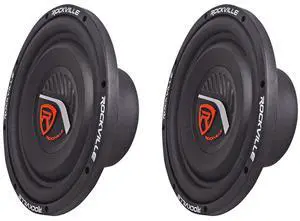 W10T4-S2 10" SVC 2-Ohm Slim Car Subwoofer, 2400W, 2-Pack | CEA-2031 Compliant, 2" Voice Coil, 45oz Magnet, Butyl Surround, Steel Basket, Nickel Push Terminals, 3.39" Depth, 36Hz-500Hz W10T4-S2 10" SVC 2-Ohm Slim Car Subwoofer, 2400W, 2-Pack | CEA-2031 Compliant, 2" Voice Coil, 45oz Magnet, Butyl Surround, Steel Basket, Nickel Push Terminals, 3.39" Depth, 36Hz-500Hz