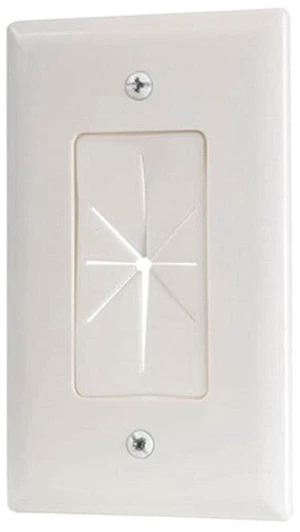 Premium Video Pass Thru Wall Plate (VH64R) Premium Video Pass Thru Wall Plate (VH64R)