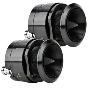 2X Super Tweeter 500 Watts Max 1" Aluminum Titanium Bullet 2X Super Tweeter 500 Watts Max 1" Aluminum Titanium Bullet