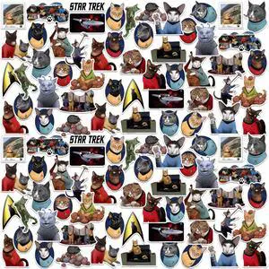 Star Trek: The Original Series Cats 150 Vinyl Stickers Waterproof Die-Cut Star Trek: The Original Series Cats 150 Vinyl Stickers Waterproof Die-Cut
