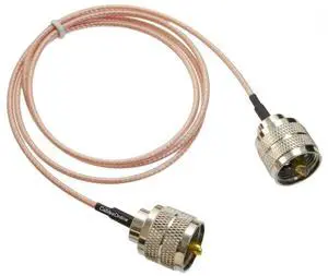 CablesOnline, 4ft UHF PL259 Male to UHF PL259 Male RG316 50-Ohm Low Loss Coaxial Cable, UC104 CablesOnline, 4ft UHF PL259 Male to UHF PL259 Male RG316 50-Ohm Low Loss Coaxial Cable, UC104