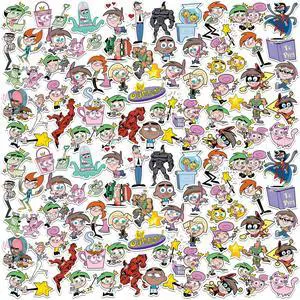 Fairly OddParents 100 Vinyl Stickers Waterproof Die-Cut Decals Laptop Car | Waterproof, Officially Licensed Fairly OddParents 100 Vinyl Stickers Waterproof Die-Cut Decals Laptop Car | Waterproof, Officially Licensed