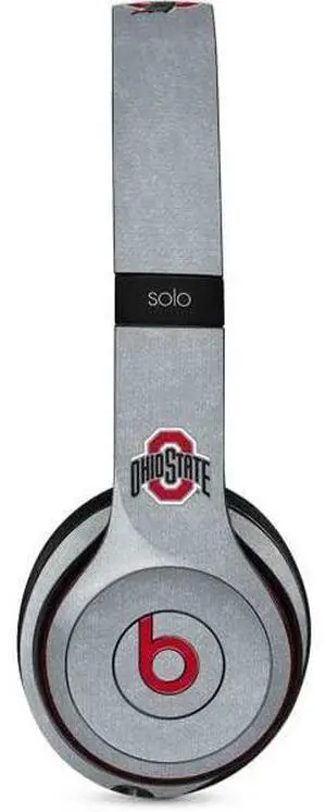 Decal Audio Skin Compatible with Beats Solo 3 Wireless - Officially Licensed Ohio State University OSU Logo Design Decal Audio Skin Compatible with Beats Solo 3 Wireless - Officially Licensed Ohio State University OSU Logo Design