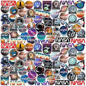 NASA Trendy 100 Vinyl Stickers Waterproof Die-Cut Decals Laptop Scrapbook NASA Trendy 100 Vinyl Stickers Waterproof Die-Cut Decals Laptop Scrapbook