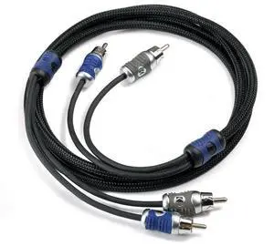 46QI26 Q-Series 2-Channel RCA Interconnects, 6.0 Meter | Stereo pair for amp wiring, reaches trunk-mounted amplifiers, solid molded connectors, clean signal path 46QI26 Q-Series 2-Channel RCA Interconnects, 6.0 Meter | Stereo pair for amp wiring, reaches trunk-mounted amplifiers, solid molded connectors, clean signal path