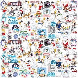 Frosty the Snowman 100 Vinyl Stickers Waterproof Die-Cut Decals Laptop Car Frosty the Snowman 100 Vinyl Stickers Waterproof Die-Cut Decals Laptop Car