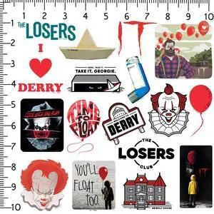 IT Chapter Two 100 Vinyl Stickers Waterproof Die-Cut Decals Laptop Car IT Chapter Two 100 Vinyl Stickers Waterproof Die-Cut Decals Laptop Car