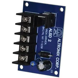 Siren Driver 6-12VDC 2 Ch Low Current (ALSD2) Siren Driver 6-12VDC 2 Ch Low Current (ALSD2)