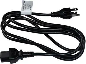 6ft AC Power Cord Compatible with Wolf Gas Range GR304 Mains Cable, Black 6ft AC Power Cord Compatible with Wolf Gas Range GR304 Mains Cable, Black