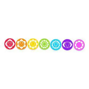 7 Pack Chakra Stickers - Seven Circle Chakras Vinyl Decal Car Laptop Water Bottle (2" x 2" (7 Pack)) 7 Pack Chakra Stickers - Seven Circle Chakras Vinyl Decal Car Laptop Water Bottle (2" x 2" (7 Pack))