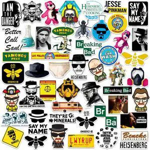 Breaking Bad Set 2 50 Vinyl Stickers Waterproof Die-Cut Decals Laptop Car Breaking Bad Set 2 50 Vinyl Stickers Waterproof Die-Cut Decals Laptop Car