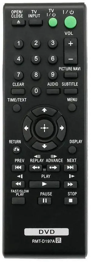 New DVD Player Remote RMT-D197A for Sony DVPSR210 DVPSR210P DVPSR510 DVPSR510H New DVD Player Remote RMT-D197A for Sony DVPSR210 DVPSR210P DVPSR510 DVPSR510H