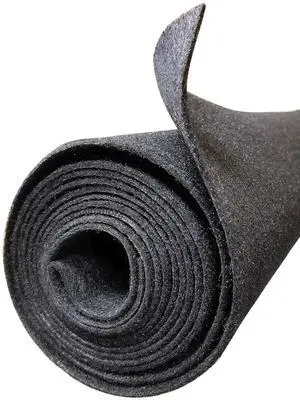 3ft x 48" Wide 3'x4' Grey Charcoal Felt Fabric Carpet 1 Yard Roll, Extremely Durable; Stands up to Heavy use Latex Backed Easy to Cut, fit, and Mold to Desired Shape or Size 3ft x 48" Wide 3'x4' Grey Charcoal Felt Fabric Carpet 1 Yard Roll, Extremely Durable; Stands up to Heavy use Latex Backed Easy to Cut, fit, and Mold to Desired Shape or Size