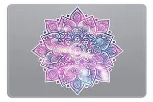 Mandala Laptop Decal - Waterproof Removable Vinyl - Purple Blue Pink Flower Design - Cute Partial Skin - Universal Fit - Women's Laptop Sticker Mandala Laptop Decal - Waterproof Removable Vinyl - Purple Blue Pink Flower Design - Cute Partial Skin - Universal Fit - Women's Laptop Sticker